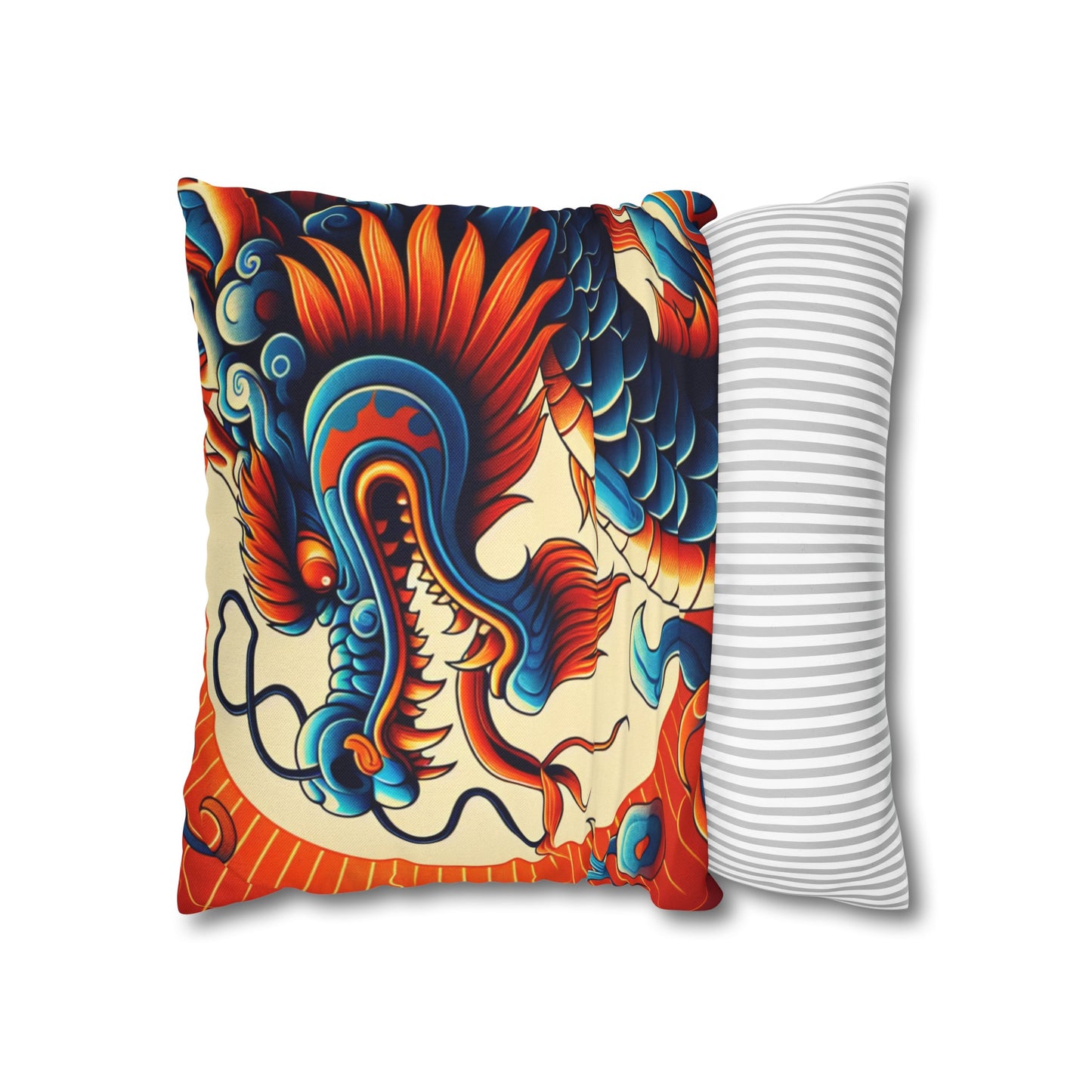 Spun Polyester Square Pillowcase