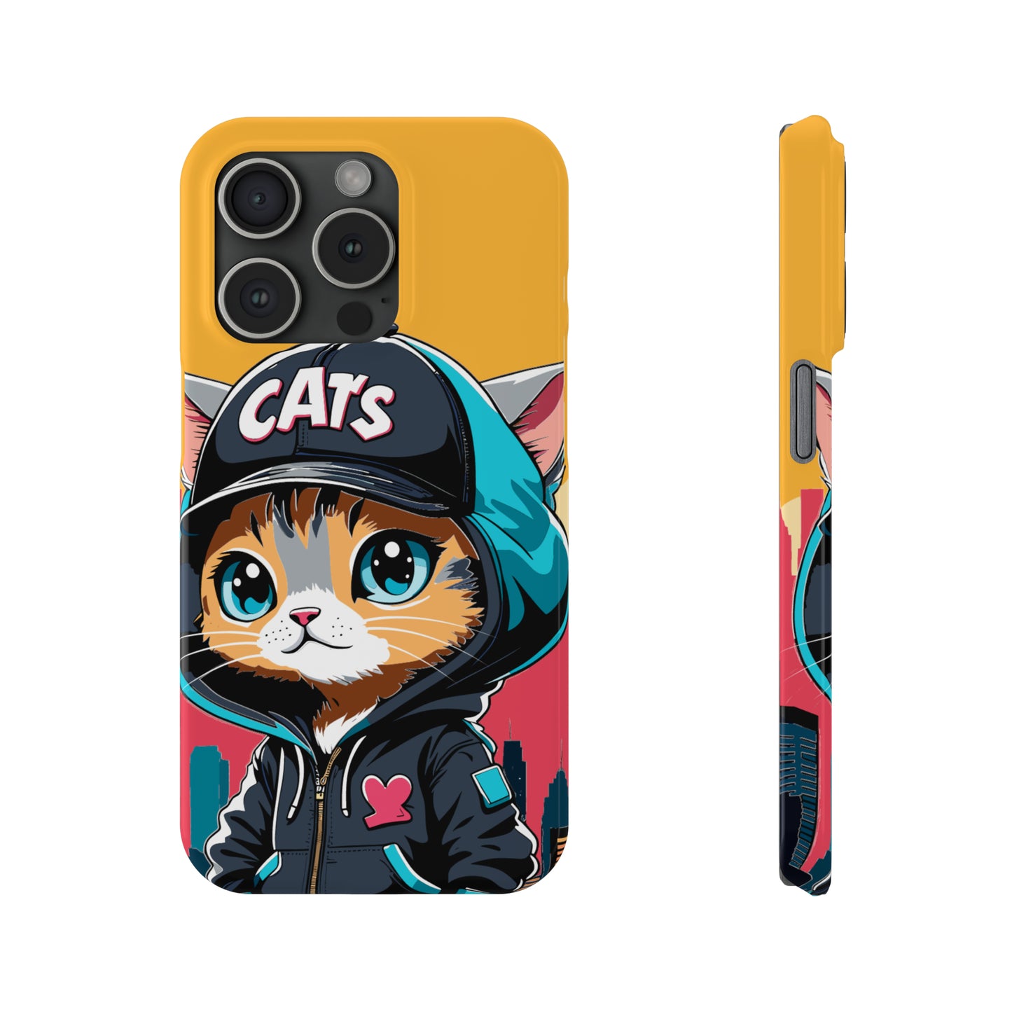 Street Cat Slim iPhone 15-13 Cases