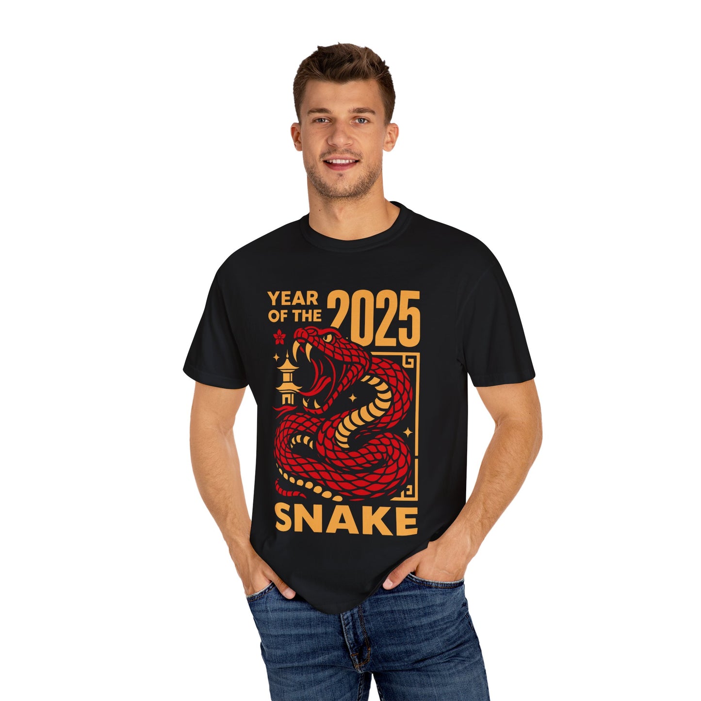 2025 Year of the Snake Unisex T-Shirt - Celebrate Lunar New Year with Style