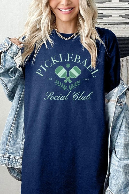 Pickleball Social Club Graphic Plus Heavy Cotton T