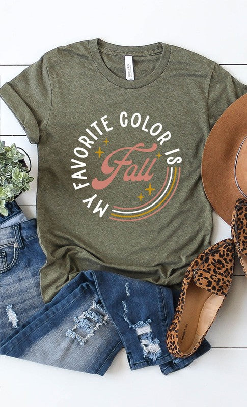 My Favorite Color is Fall PLUS Graphic Tee