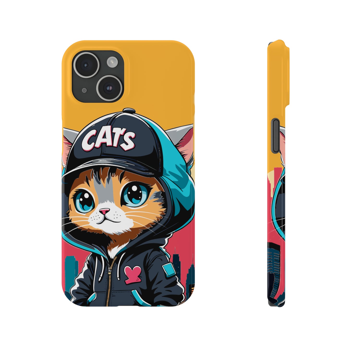 Street Cat Slim iPhone 15-13 Cases
