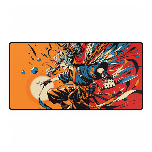Fierce Fairy Warrior Gaming Mouse Pad Desk Mat