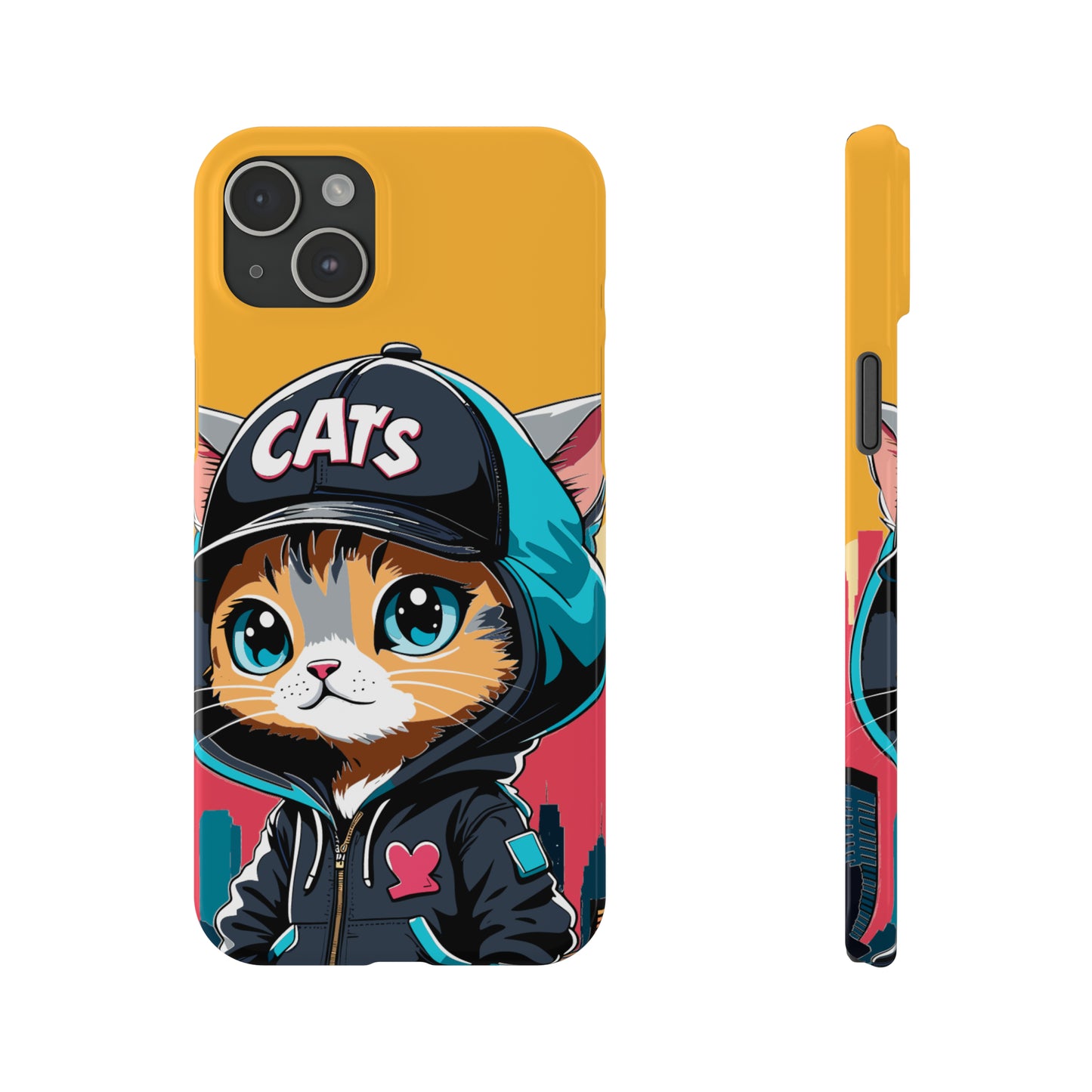 Street Cat Slim iPhone 15-13 Cases