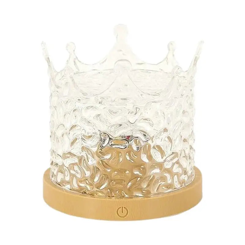 Night Light USB Rotating Projection Crystal Table Lamp