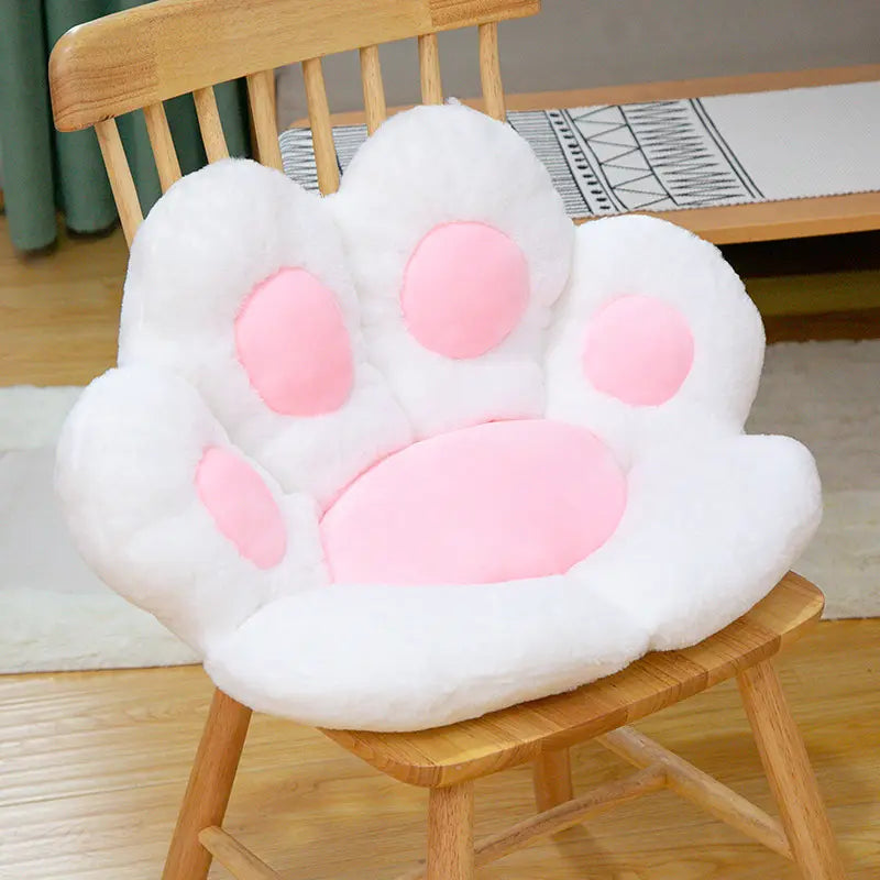 Plush Chair Cat Paw Cushion - Soft and Adorable (70x60cm)