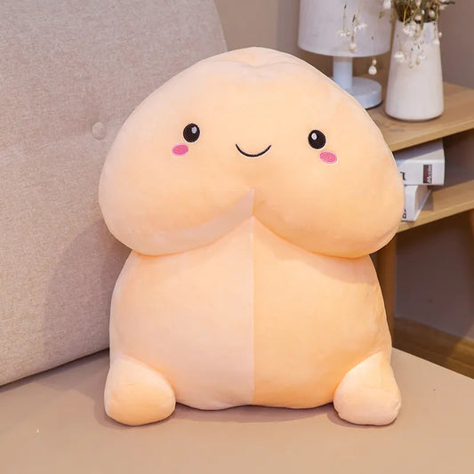 Cute Ding-Dong Shaped Plushie Pillow - Soft and Adorable