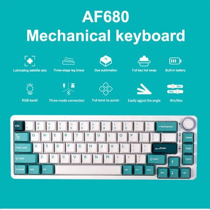 Ronin A680 Gaming Mechanical Keyboard 68 Key