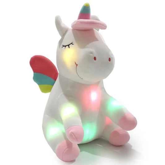 Glowing LED Stuffed Unicorn Plush Toy