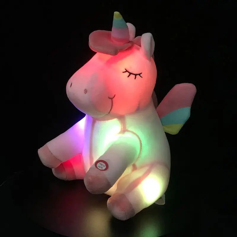 Glowing LED Stuffed Unicorn Plush Toy