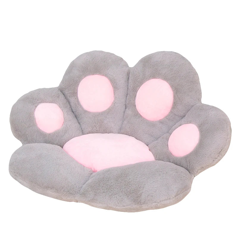 Plush Chair Cat Paw Cushion - Soft and Adorable (70x60cm)