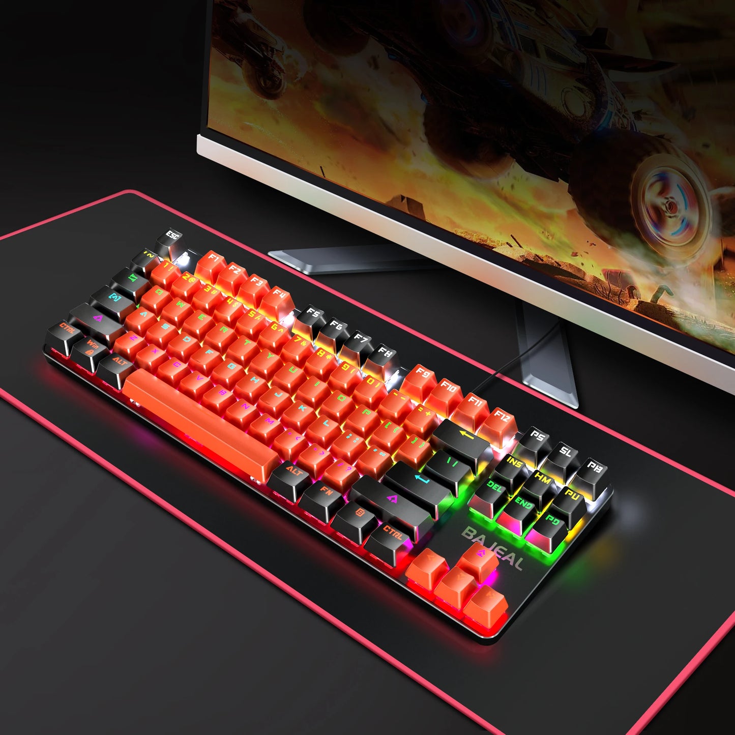 Nightmare Fuel 87 Keys Mechanical Keyboard