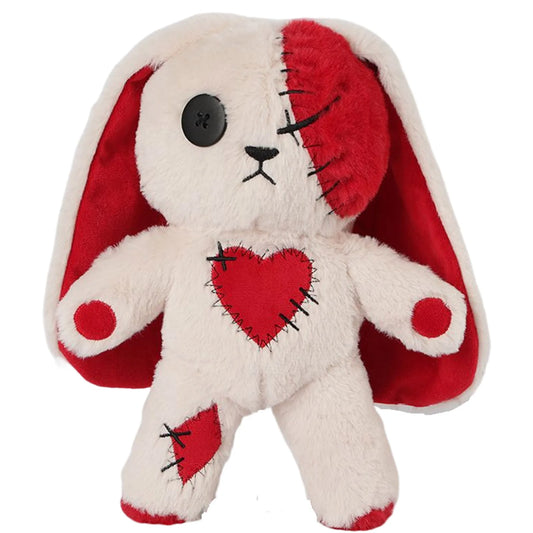 Valentine’s Stitched Heart Unbroken Love Bunny Plushie