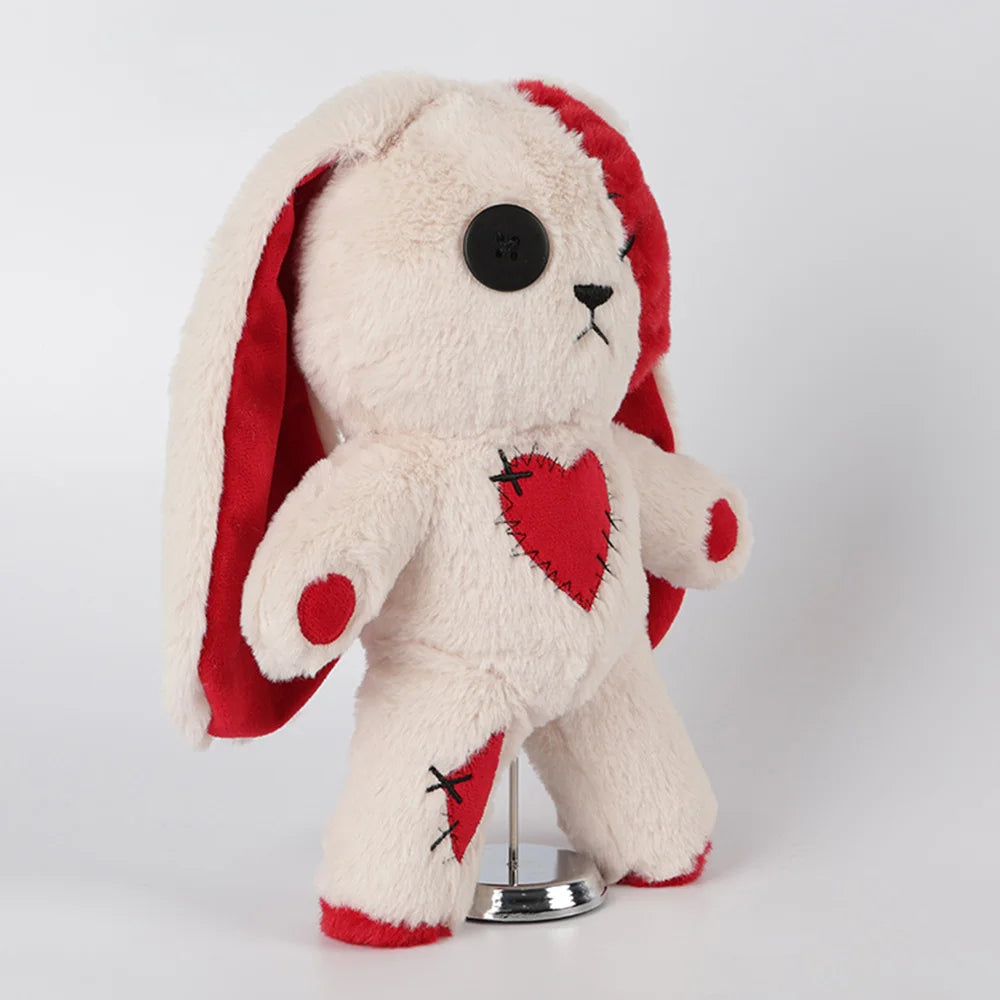 Valentine’s Stitched Heart Unbroken Love Bunny Plushie