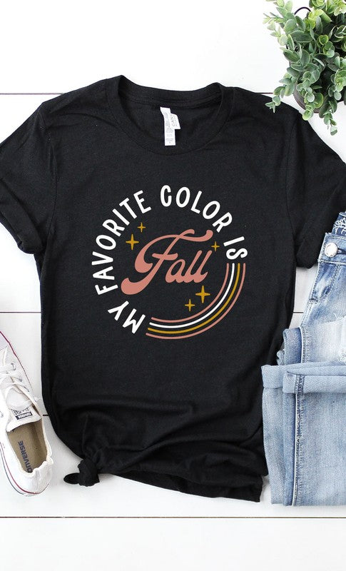 My Favorite Color is Fall PLUS Graphic Tee