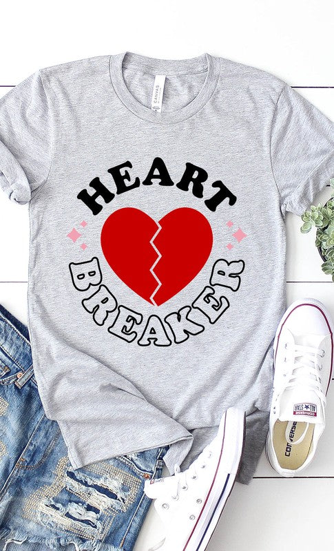 Retro Heart Breaker Graphic Tee PLUS