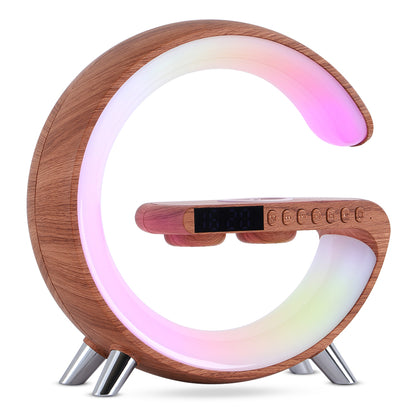 G Shaped Smart LED Bluetooth Speaker Wireless Charger