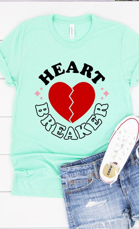 Retro Heart Breaker Graphic Tee PLUS