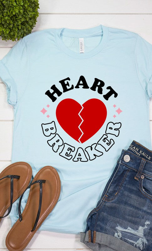 Retro Heart Breaker Graphic Tee PLUS