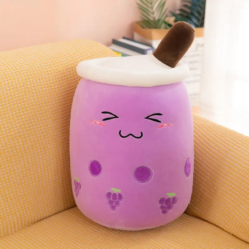 Bubble Tea Plush Pillow Large 20in/50cm