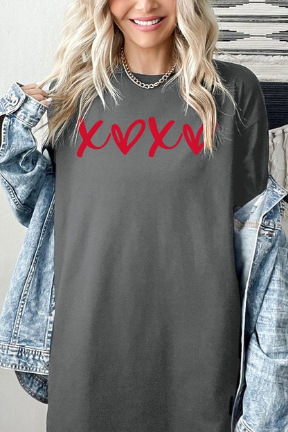 XOXO Graphic Plus Heavy Cotton Tee