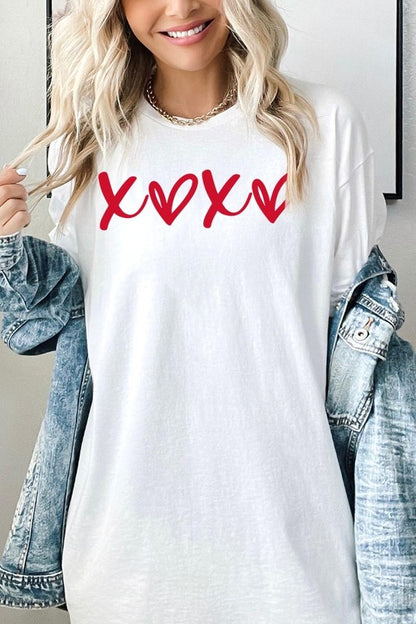 XOXO Graphic Plus Heavy Cotton Tee