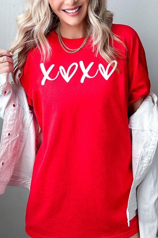 XOXO Graphic Plus Heavy Cotton Tee