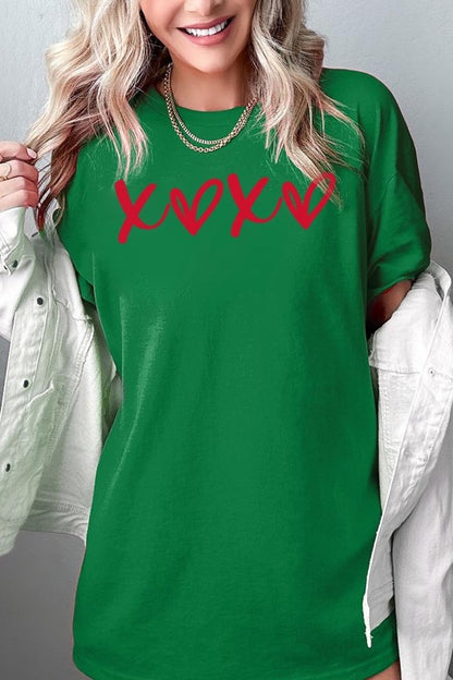 XOXO Graphic Plus Heavy Cotton Tee