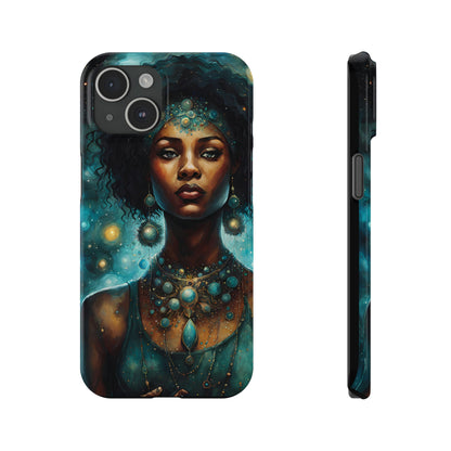 Celestial Goddess Slim iPhone Case