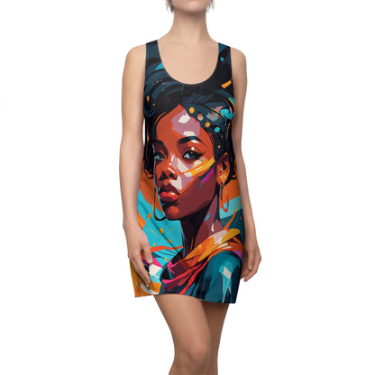 Splash Women's Cut & Sew Racerback Dress (AOP)