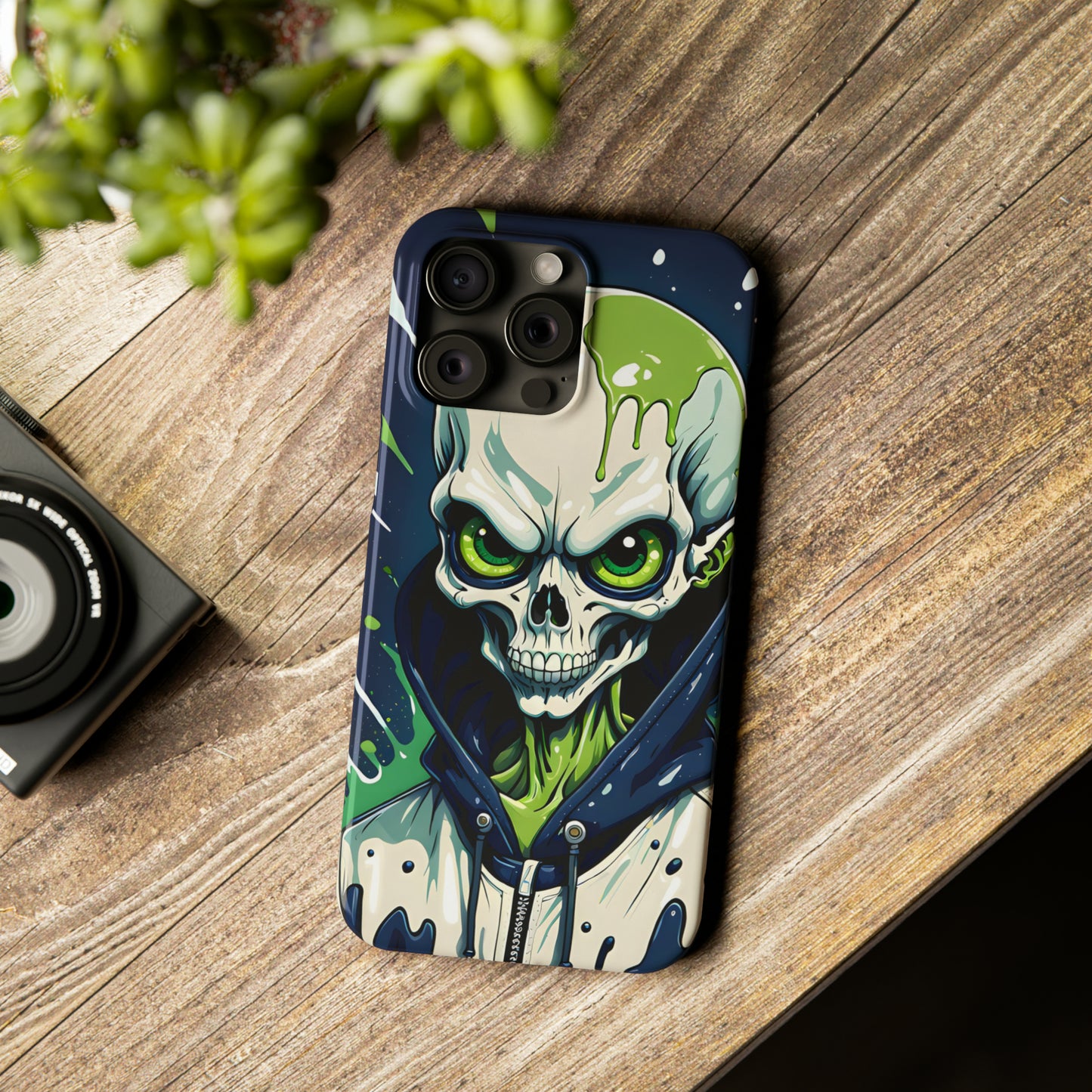 Skully iPhone 15-13 Slim Phone Cases