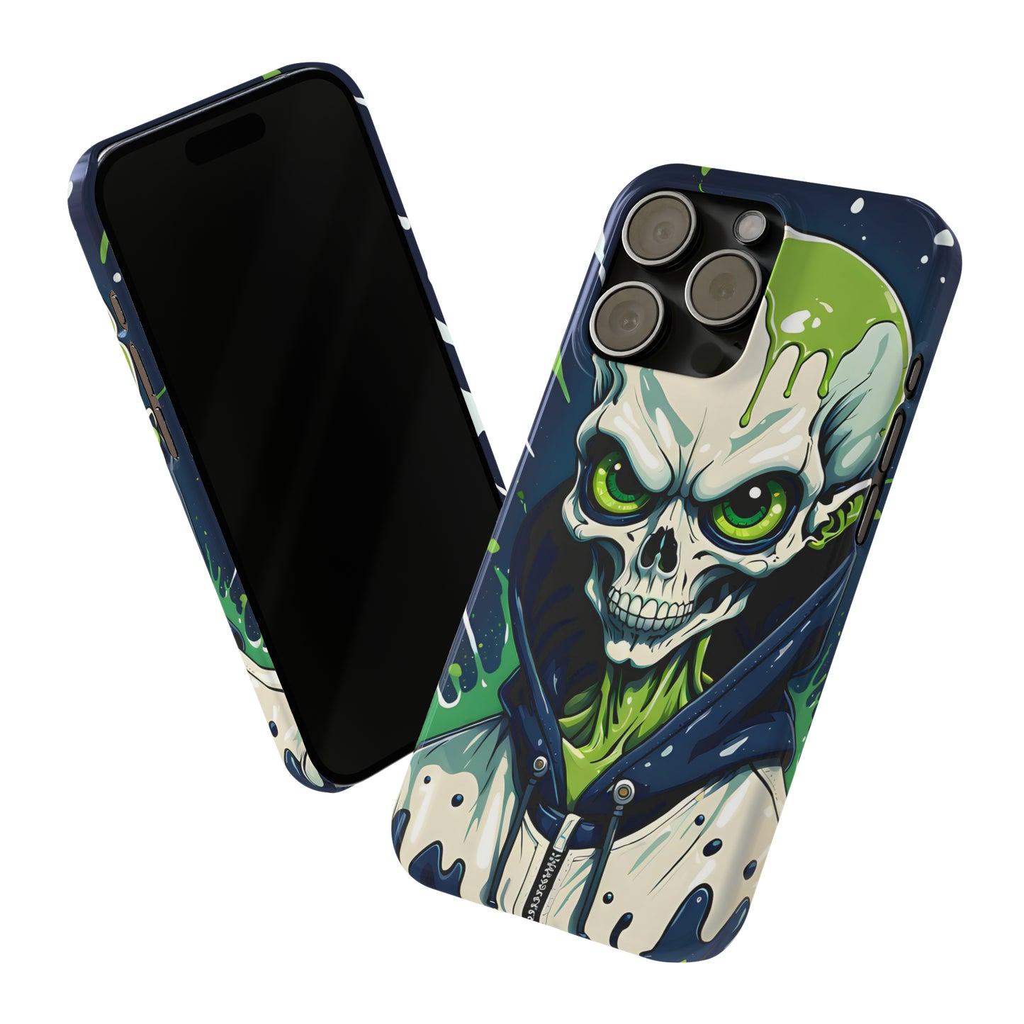 Skully iPhone 15-13 Slim Phone Cases