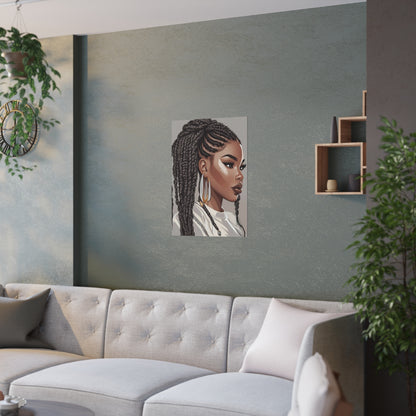 Braids - Satin Posters (210gsm)