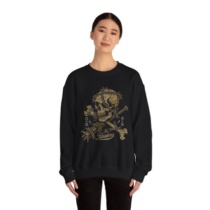 The Raider - Barbed Skull Crossbones Unisex Sweater