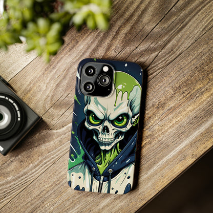 Skully iPhone 15-13 Slim Phone Cases