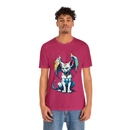 Cat Gargoyle Vibrant Wings T-Shirt