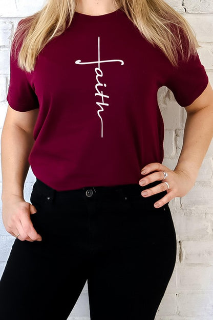 Faith Christian Easter Spring Season PLUS SIZE Tee