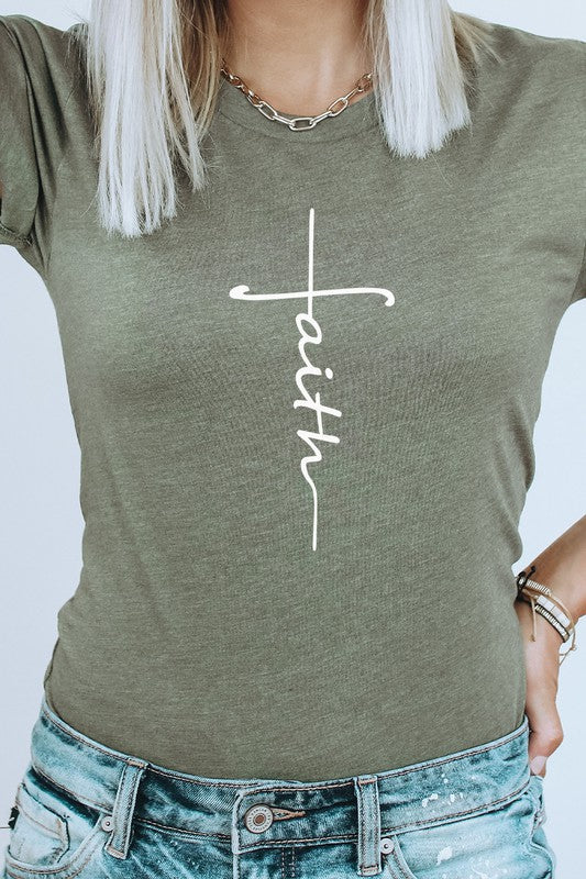 Faith Christian Easter Spring Season PLUS SIZE Tee