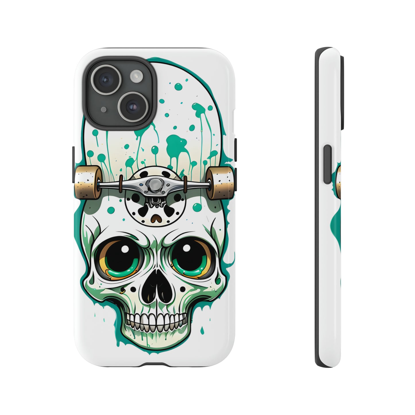 Skate Head iPhone 15 Tough Cases