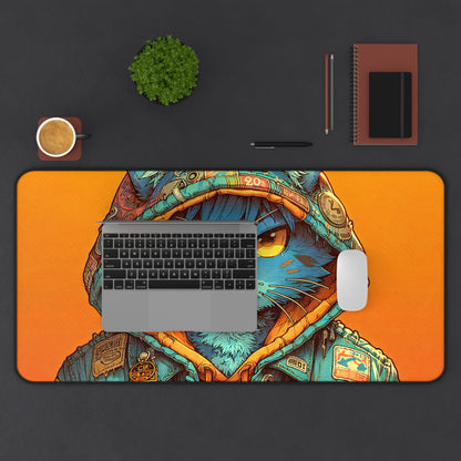 Alley Cat Gaming Mouse Pad Desk Mat - Decor for Cat Lovers