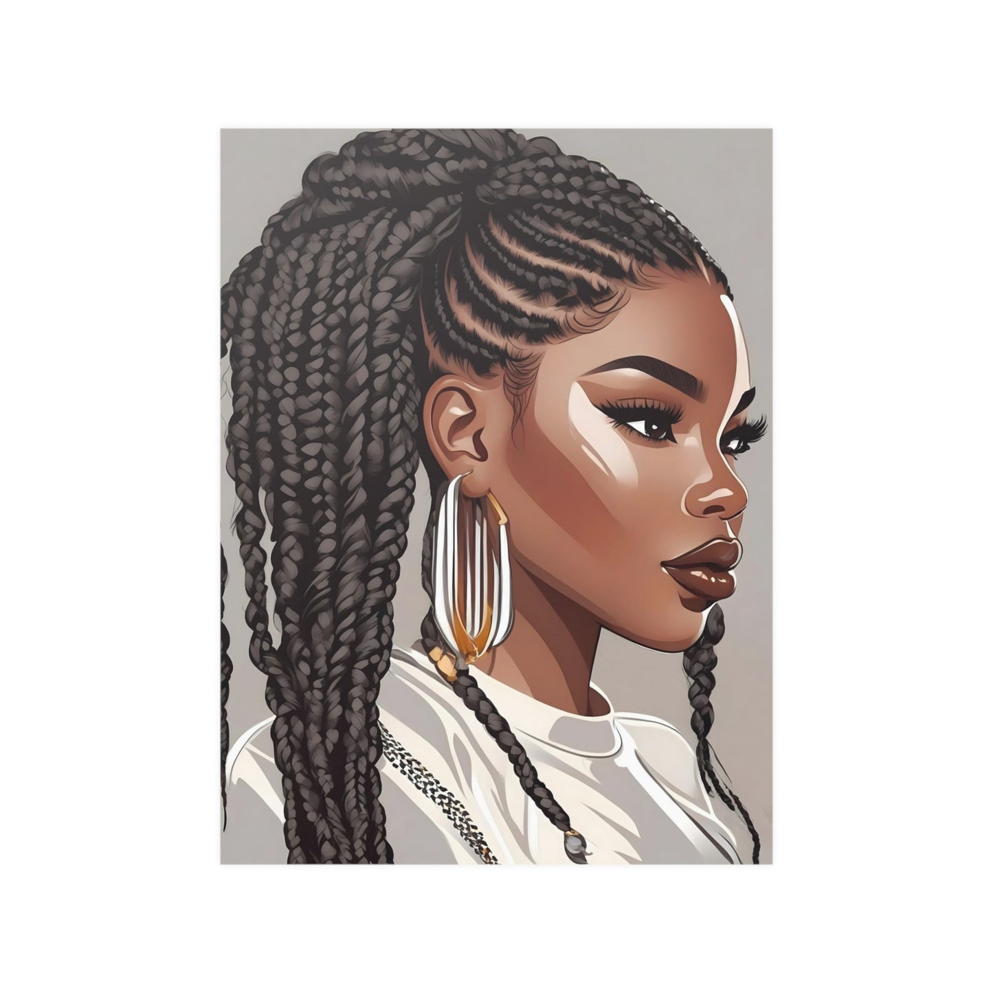 Braids - Satin Posters (210gsm)