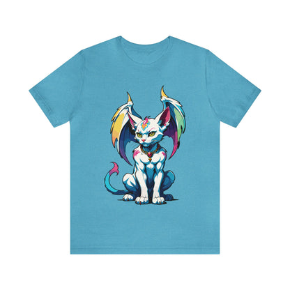 Cat Gargoyle Vibrant Wings T-Shirt