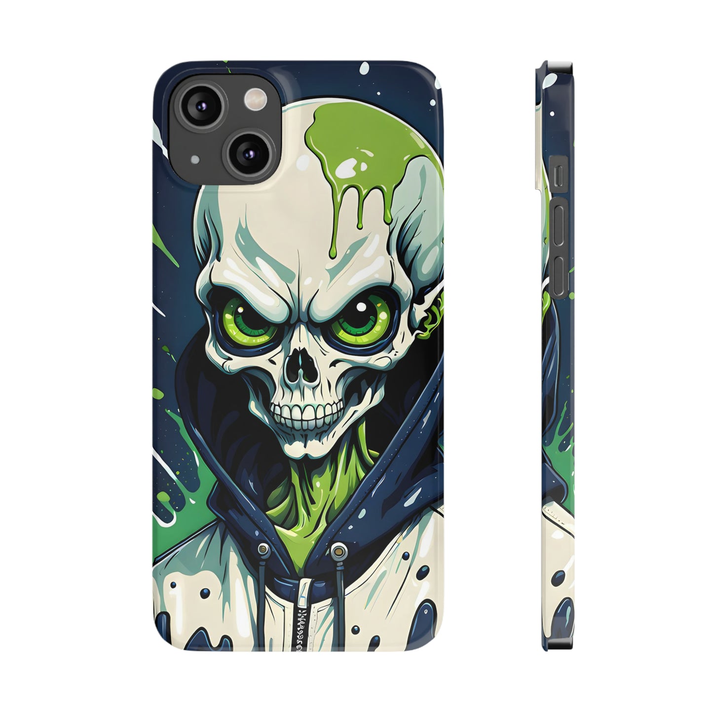 Skully iPhone 15-13 Slim Phone Cases