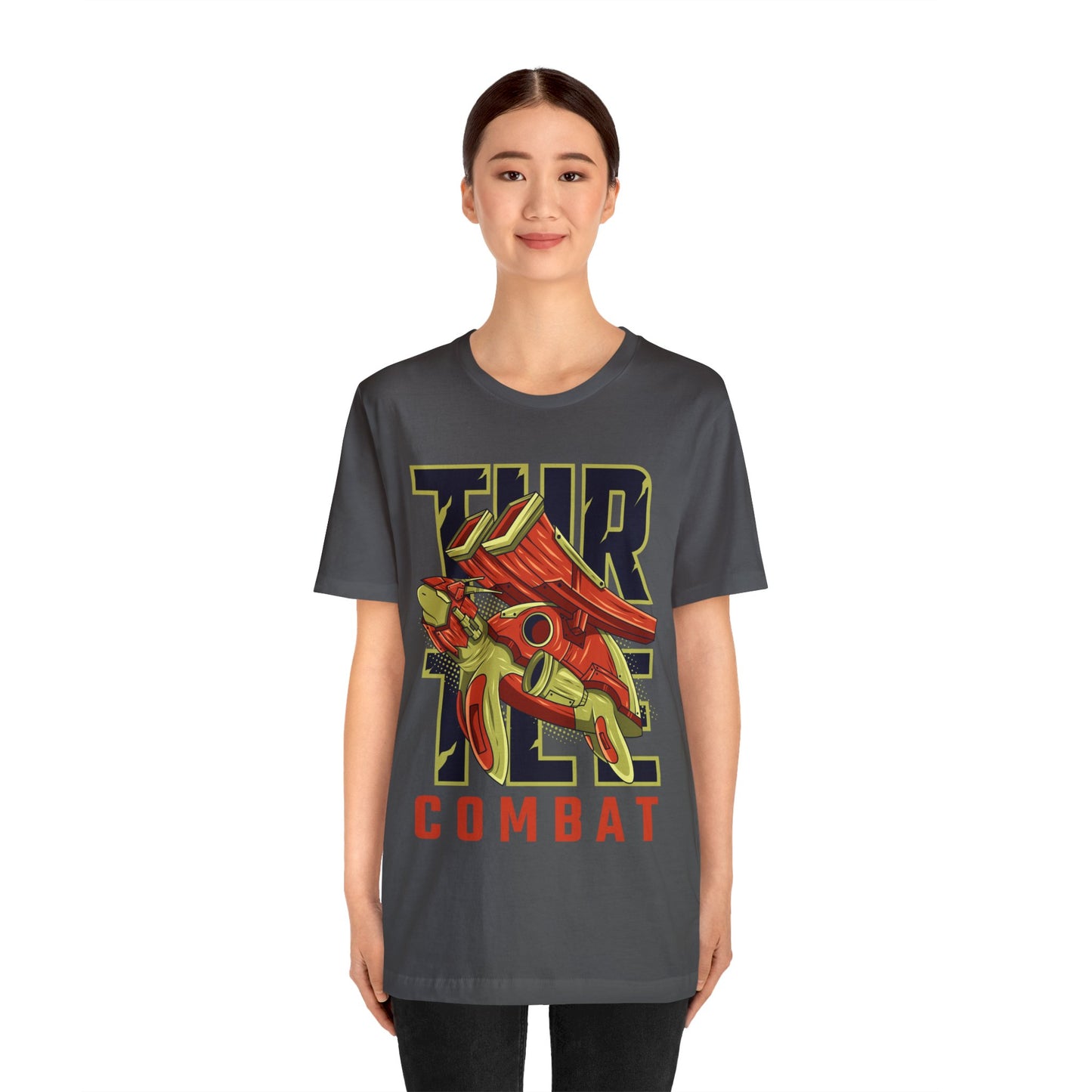 Combat Turtle Warrior Short Sleeve T-Shirt