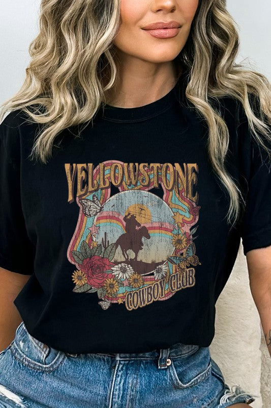 Yellowstone Cowboy Club Comfort Colors Graphic Tee