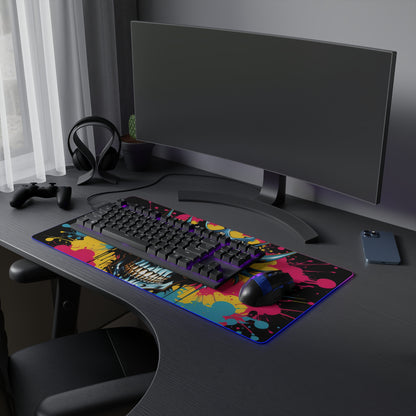 Skullz LED Gaming Mouse Pad