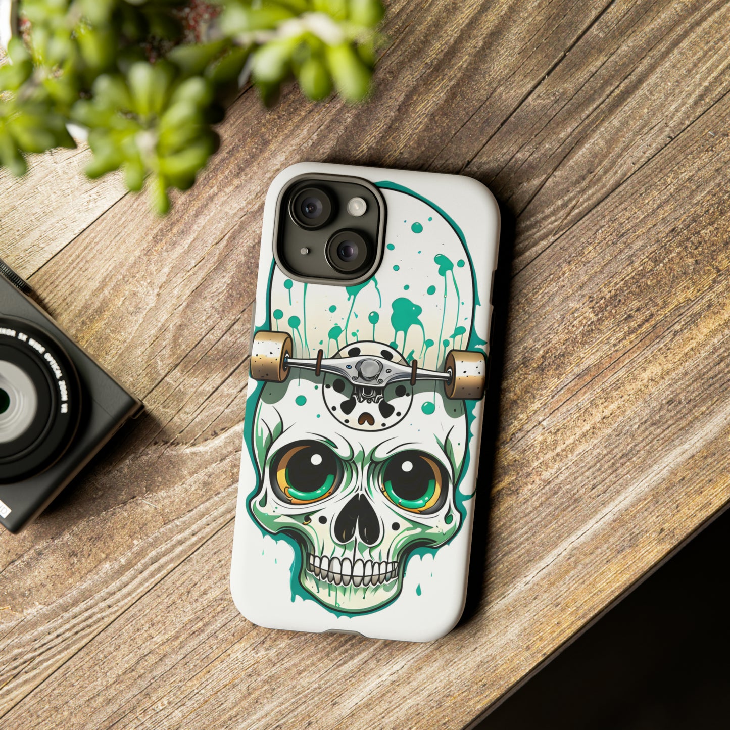 Skate Head iPhone 15 Tough Cases