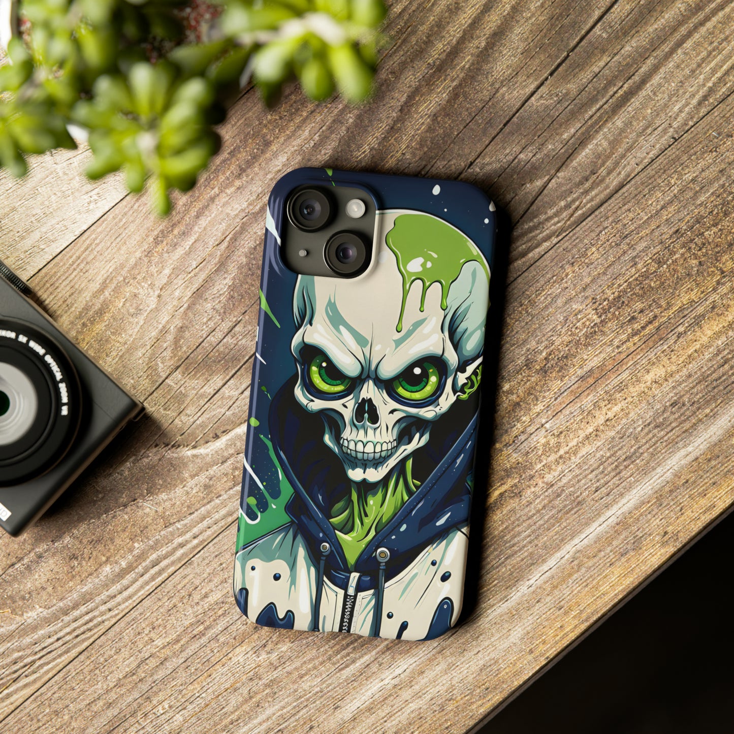 Skully iPhone 15-13 Slim Phone Cases