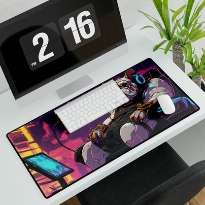 Gamer Bulldog Desk Mat - Barker Graphics