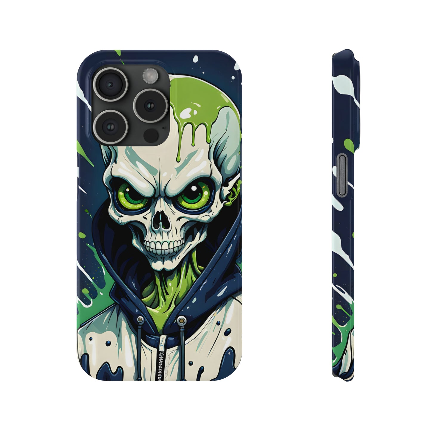 Skully iPhone 15-13 Slim Phone Cases